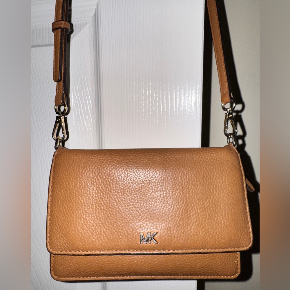 Michael Kors Brown Leather Crossbody Bag